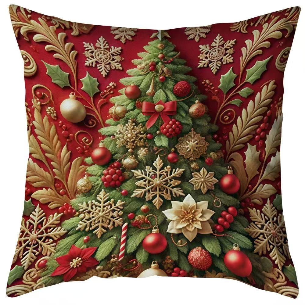 🎉 2D Christmas Pillow Cover Xmas Party Decoration 🎉