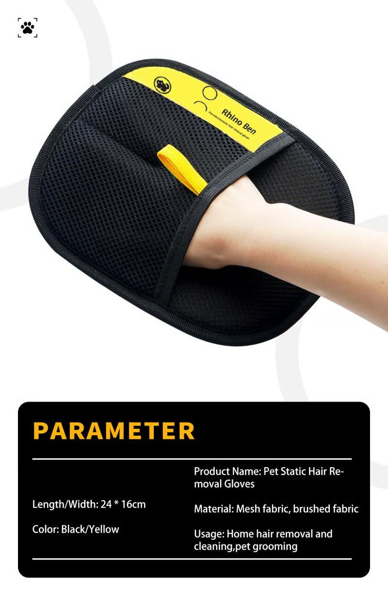 Pet hair remover Electrostatic gloves