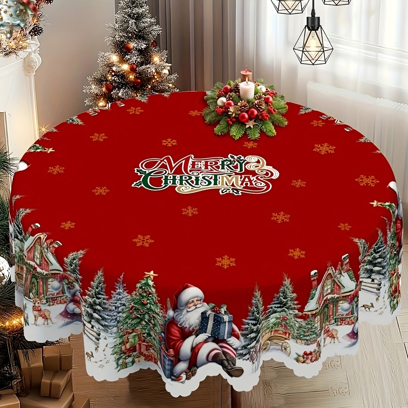 🔥Hot Sale🔥Christmas Tablecloth