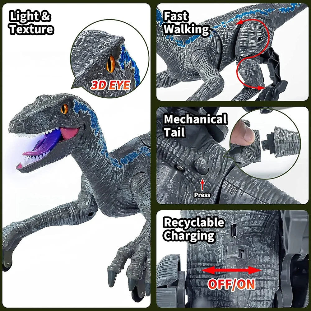 2025 Optimal Children Gifts Realistic Remote Control Dinosaurs