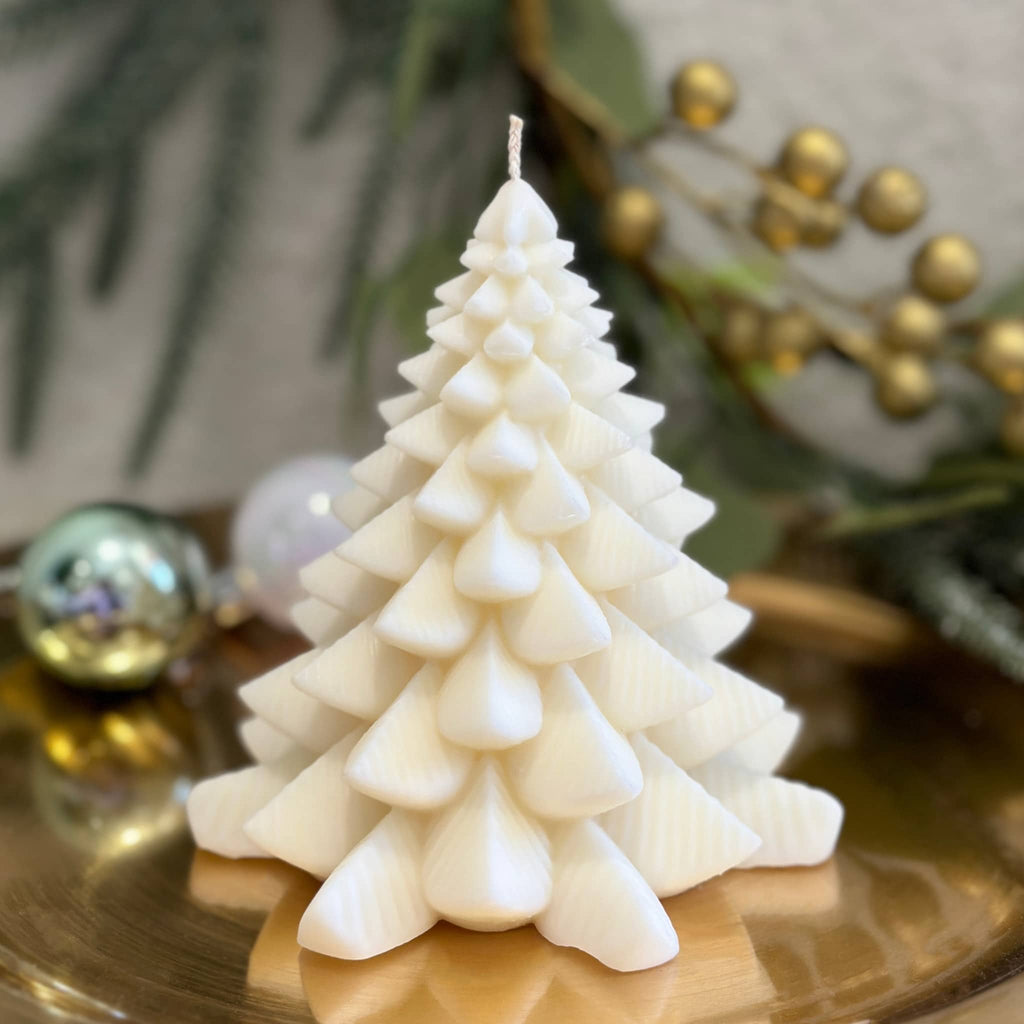 Christmas Tree Sculptural Candle