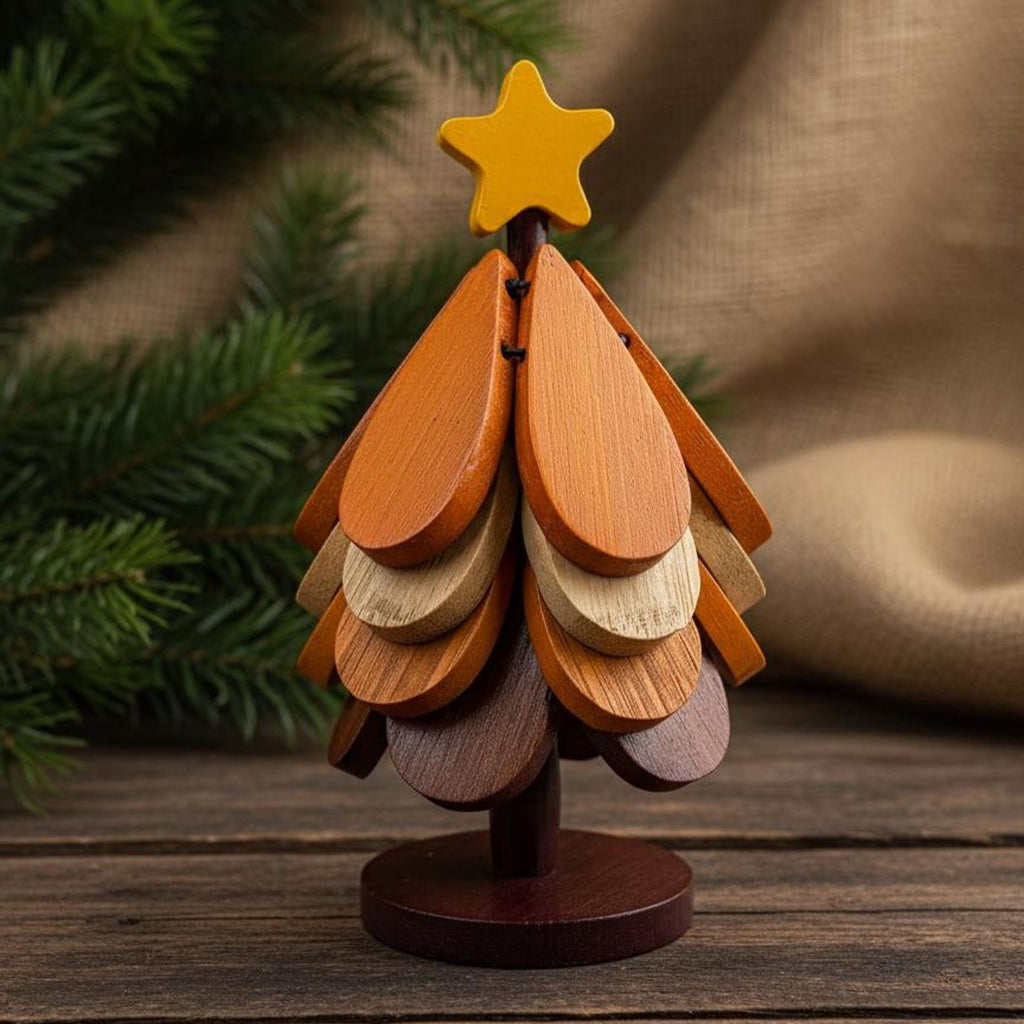 ✨ Wooden Christmas Tree Trivet Set ✨