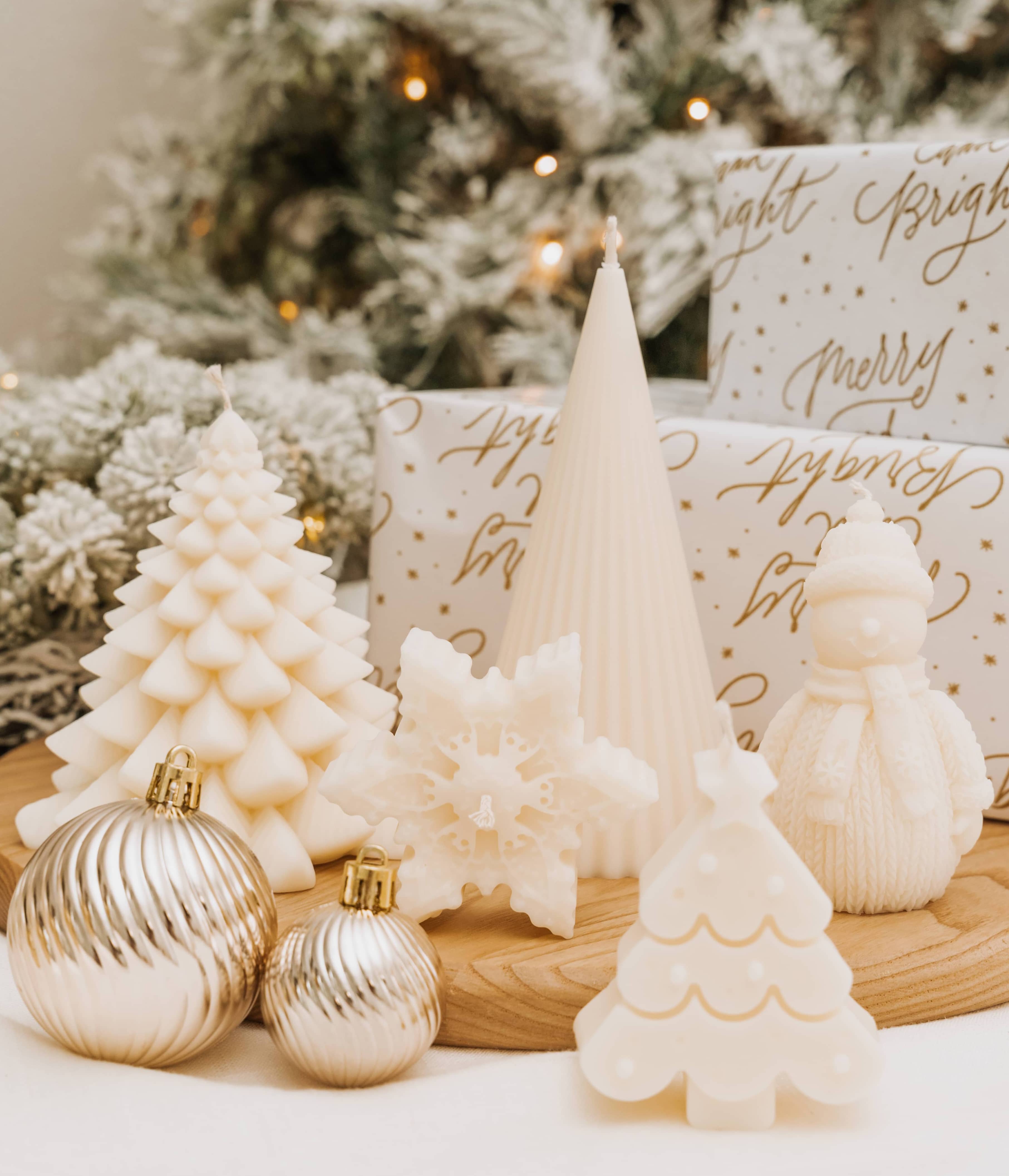 Tiny Tree Sculptural Candle